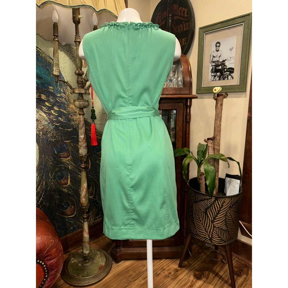 Women's Talbots Green Dress Size M - Picture 3 of 8